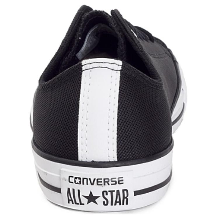 Converse CHUCK TAYLOR Удобные низкие парусиновые кеды для мужчин Черные