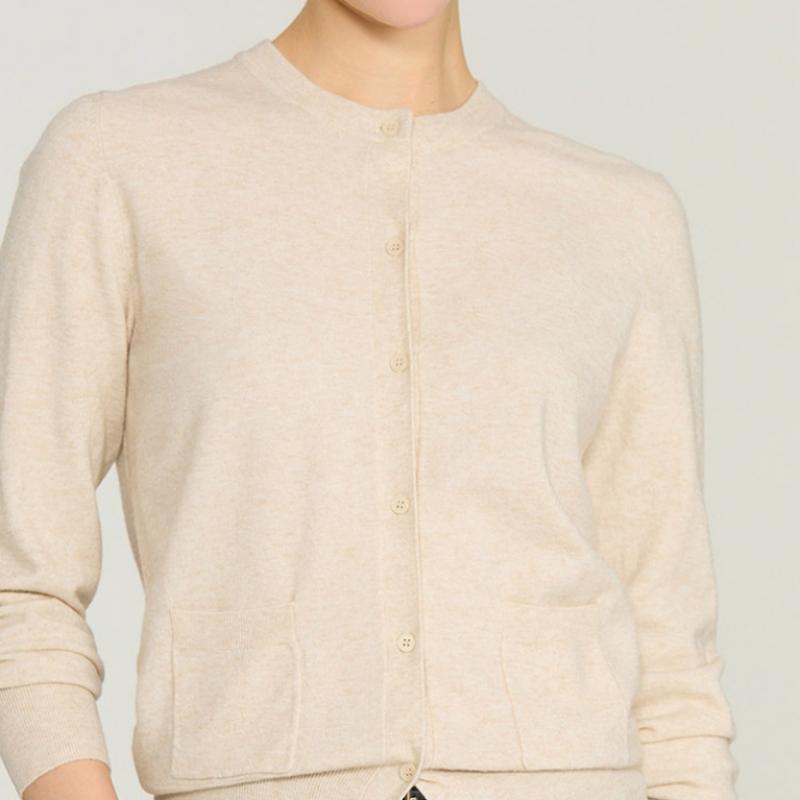  She S miSS Меланжевый кардиган с накладными карманами SSkcdp12010 Ot