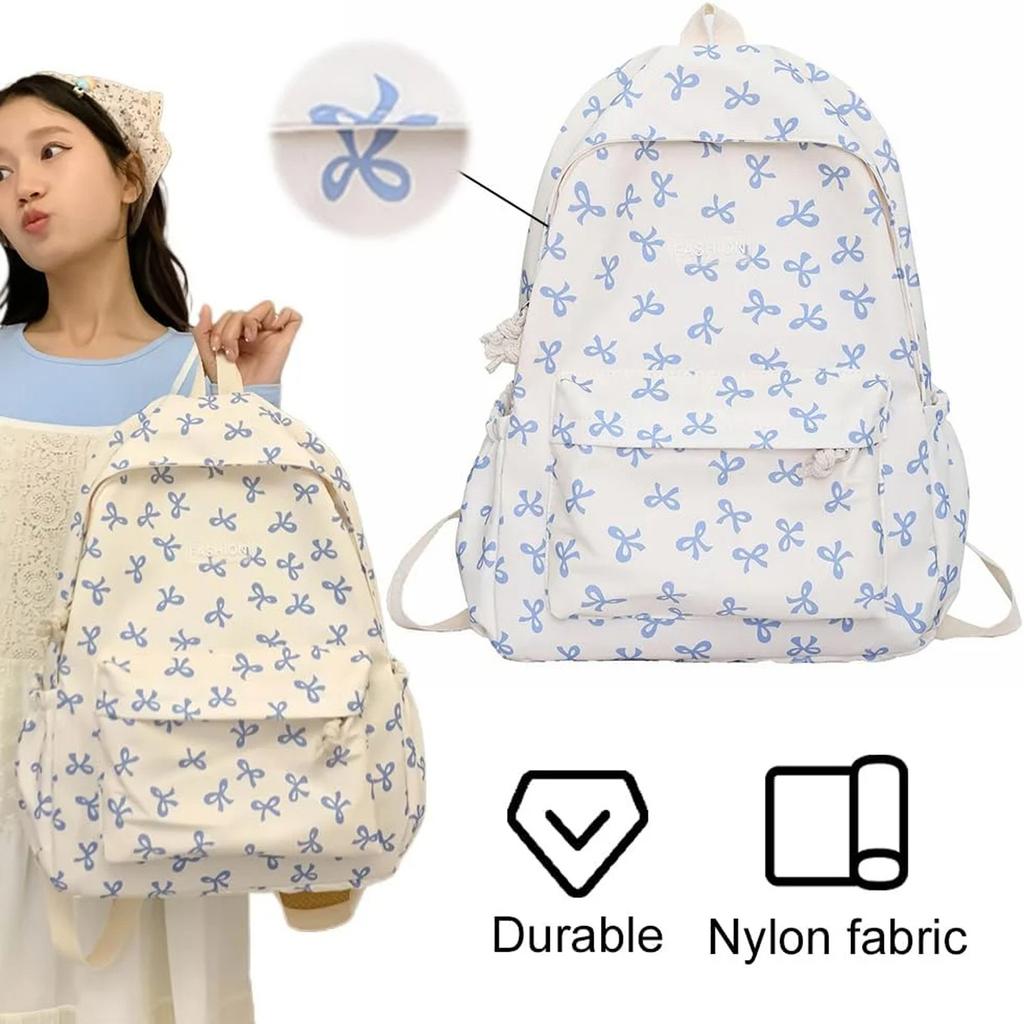 Школьный рюкзак для девочек, симпатичные студентки колледжа и милый рюкзак с бантом