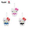 Брелок-украшение Sanrio Hello Kitty в горошек из плюша