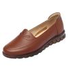 Spring Women Flats Wedges Soft Leather Shoes Causal Slip-on Loafer Comfort Office Work Mother Soft Bottom Shoes