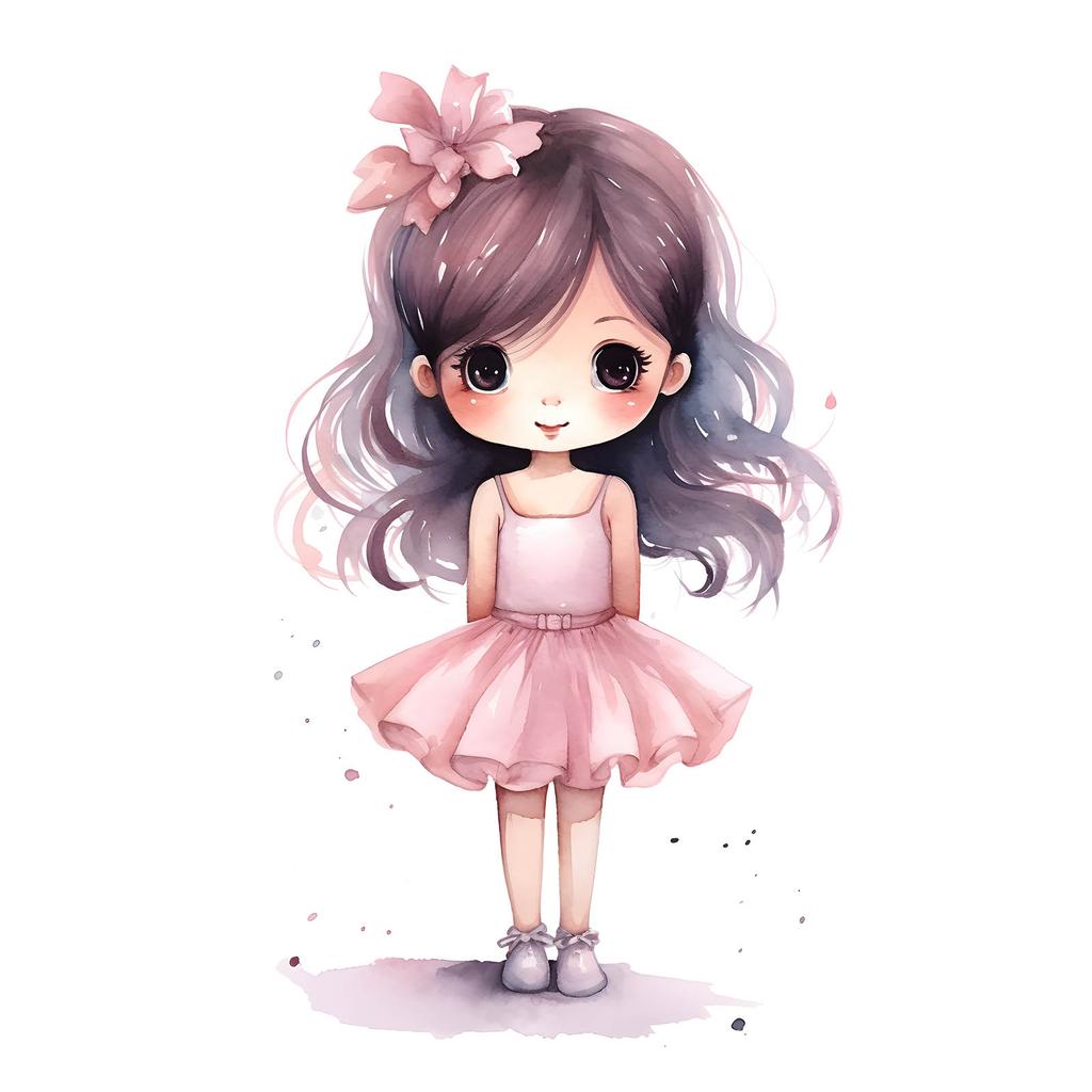 Mała Księżniczka Mała Księżniczka, 30X40 Cm, Rama Aluminiowa Złota, Papier Matowy 230 Gsm