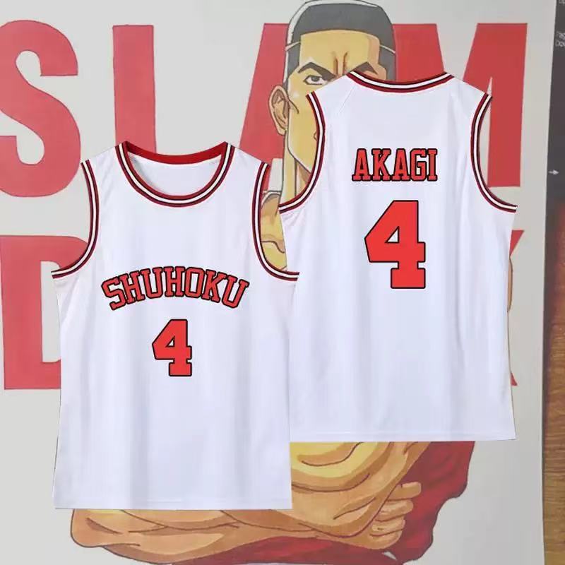 SLAM DUNK jersey Sakuragi Blossom Road Liuchuan Maple Men's and Women's Short Sleeve Xiangbei Team Commemorative Basketball Suit Sports Suit