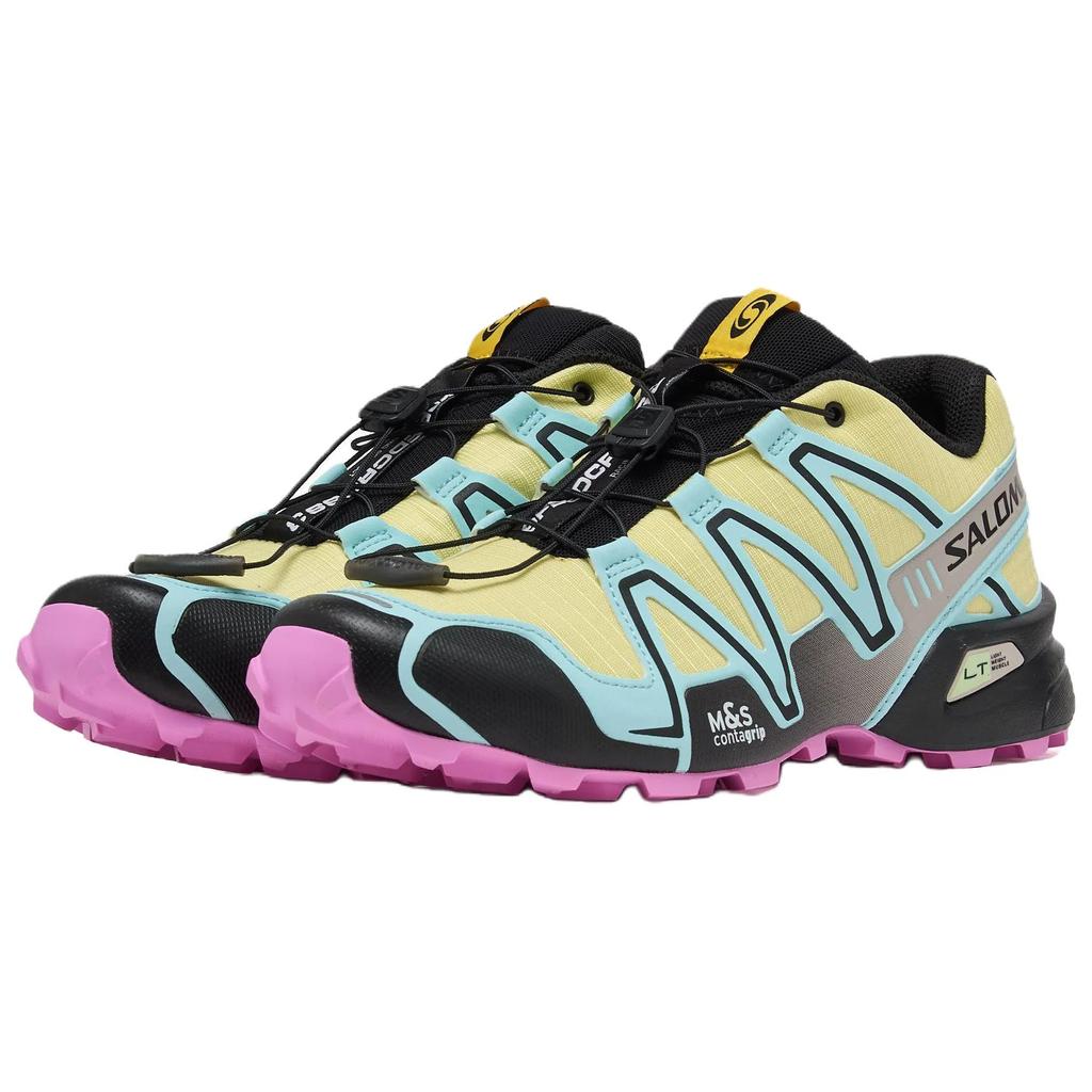 SALOMON Туристические ботинки Speedcross 3 Низкие Мужские Желто-Синие 478598