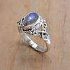 Labradorite 925 Silver Ring, Natural Gemstone Handmade Women Ring Jewelry,