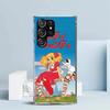 Candy 90s Anime Soft Cover for Samsung Galaxy S25 Edge S26 S24 S23 Ultra Phone Case S22 S21 Plus S20 FE Print Pattern Shell Gala