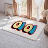 Brand O Oioi Floor Mat Eco  Flannel Doormat Non Slip Odorless Indoor Floor Rug Soft Short Plush Home Mat