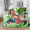 Cartoon Digimon Adventure Monster Soft Plush Blanket,Flannel Blanket Throw Blanket for Living Room Bedroom Bed Sofa Cover Child