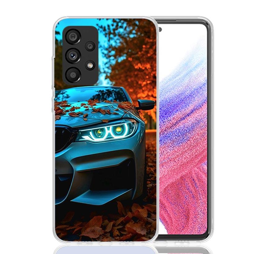Черно-белый Спортивный для B-BMW Чехол для телефона для Samsung Galaxy A52 A51 A50S A12 A22 A32 A72 A10S A30S A31 A71 Note 20 Ultra 10 Plus S