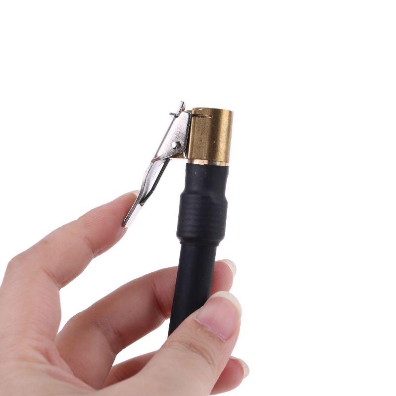 Car Tire Inflator Rubber Air Hose Clip On Air for Valve Tool Compressor Air Expansion Hose & Tire for Valve Fine-Grained
