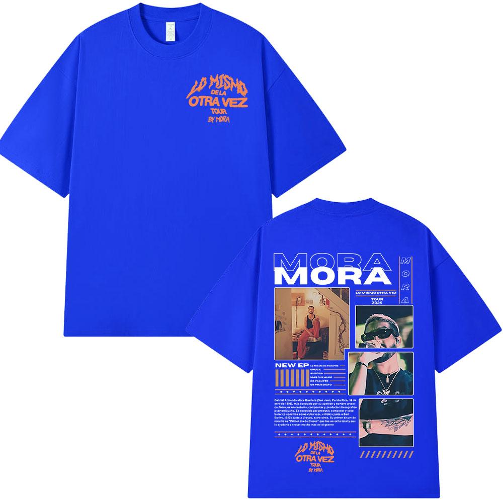 Mora Lo Mismo Dela Otra Vez Tour 2025 Album T Shirt Unisex Women Clothing Hip Hop Fashion Short Sleeve Oversized Tshirt Streetwear