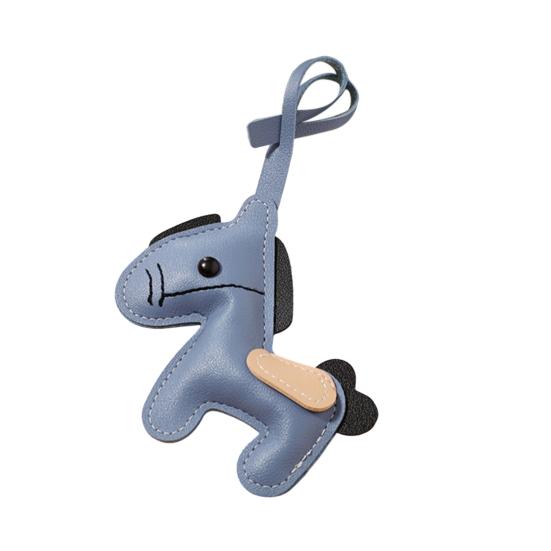 Брелок Яркий цвет Искусственная кожа Дизайн лошади Брелок с ремешком Рюкзаки Ключи от машины Сумки Аксессуар для сумки