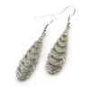 [N3499] - 'Sissi' Silver-white Designer Earrings