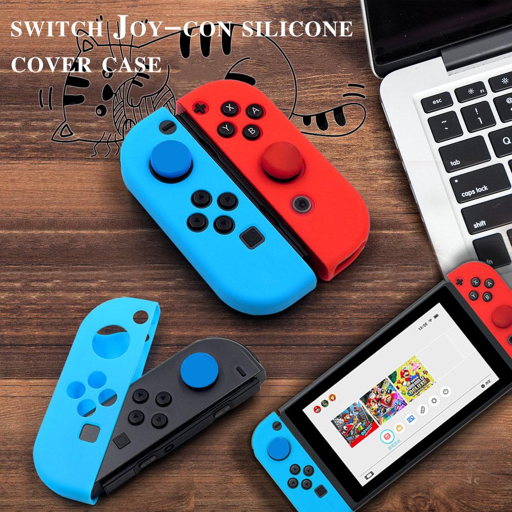 Для Switch Joycon Handle Силиконовый чехол для Switch Силиконовый набор для Switch Чехол для Nintendo Switch Console Shell Замена