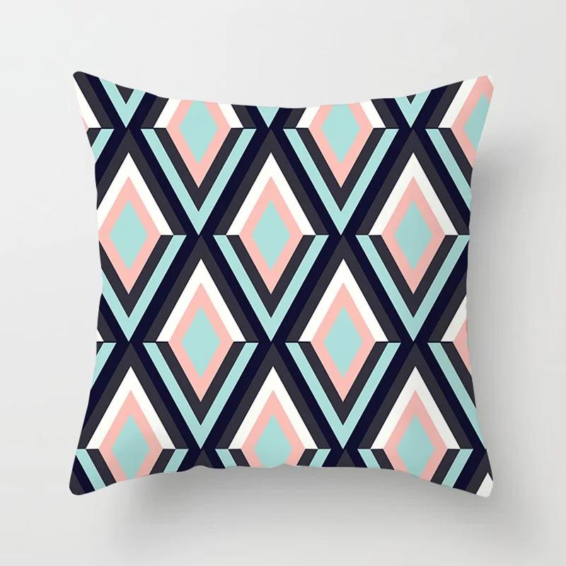 Наволочка с геометрическим рисунком оленя для офиса, гостиной, автомобиля, украшения для дома, наволочка