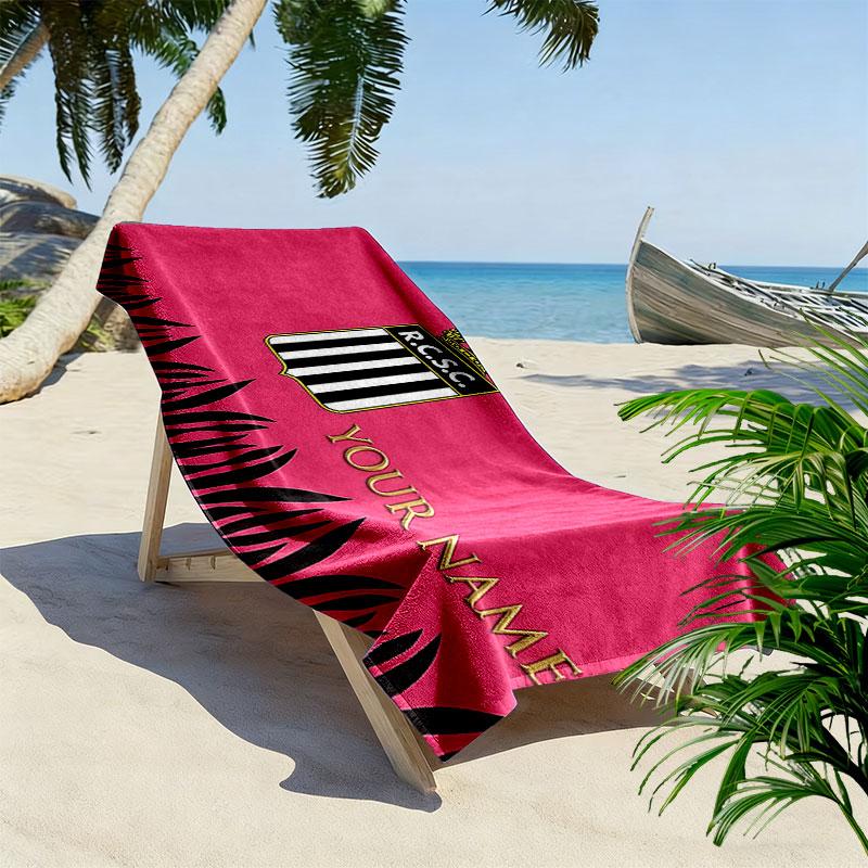 R.C.S.C Print Beach Towel, Large Soft Quick Dry Towel for Beach Camping Swimming
