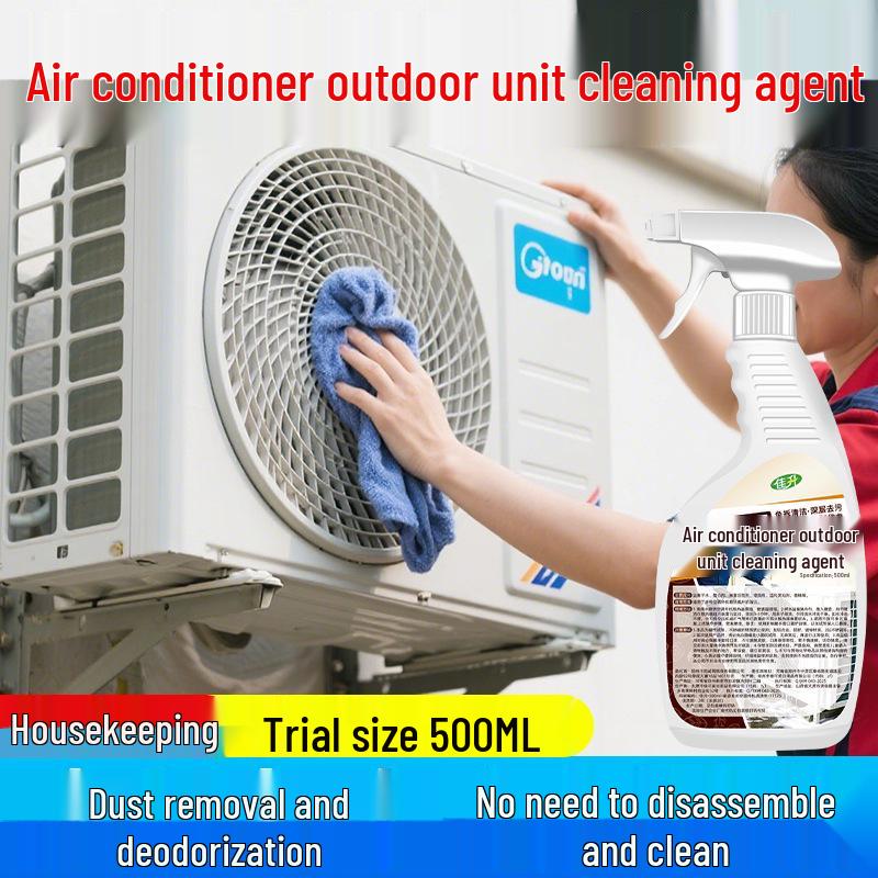 Indoor & Outdoor Air Conditioner Cleaner: Quick, No-Disassembly Stain, Dust & Odor Removal