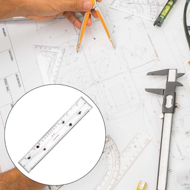 45см Морская параллельная линейка для навигационной прокладки, нанесения на карту, точная параллельная линейка с четкой шкалой