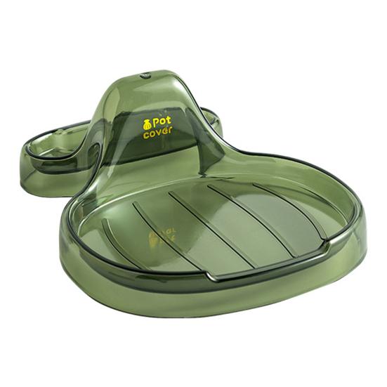 Держатель крышки кастрюли, гладкие края, устойчивое основание, удобная полка с крышкой для кастрюли, стеллаж для хранения посуды