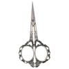 Vintage Scissors Flower Pattern Needlework Cutting Paper DIY Sewing CraftsSilver