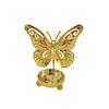 New Creative Iron Butterfly Candlestick Gold Electroplated Candlestick Iron Wire Light Luxury Candlestick Candle Holder