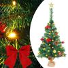 VidaXL Pre-lit Artificial Christmas Tree with Balls, Christmas Tree with LEDs, Holiday Decoration, Party Ornament 321505