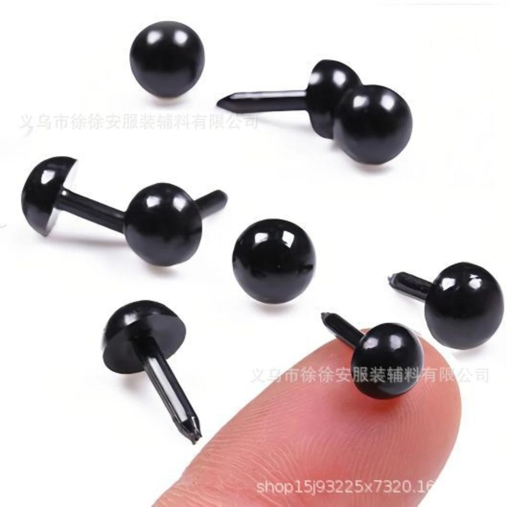 20pcs Doll Straight Eyes DIY Handmade Doll Eyes Wool Felt Poke Le Micro Hook Accessories Animal Doll Straight Rod