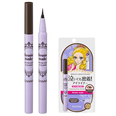 Жидкая подводка для глаз Heroine Make Smooth N 0,4 мл, 03 Угольно-коричневый, 1 шт.
