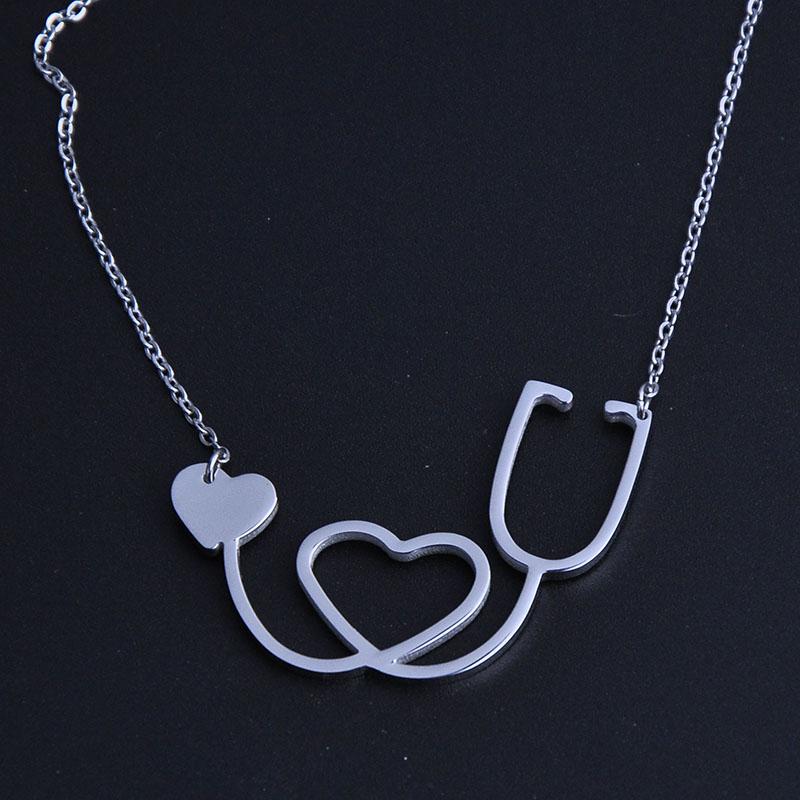 Atoztide Fashion Infinity Jesus Heartbeat Necklace For Women Stainless Steel Endless Forever Love Friendship Jewerly Gift