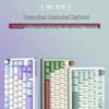 RKR75 Bluetooth Трехрежимная RGB Механическая Клавиатура с Возможностью Горячей Замены для Киберспорта