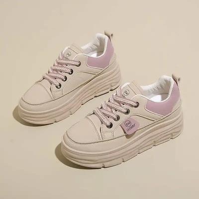 Модные красные женские кроссовки на шнуровке для спортзала, лоферы, женские ботинки, размер 44, обувь женская стильная спортивная портативная высокая мода