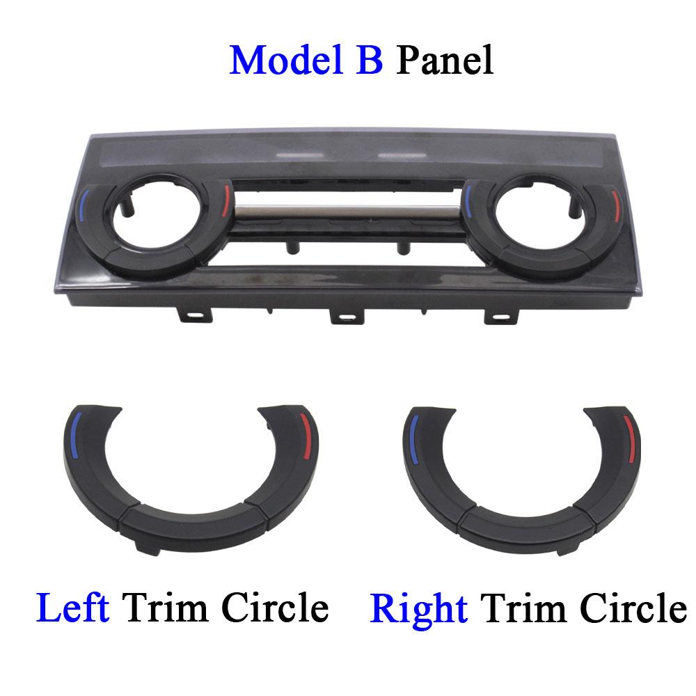 Задний кондиционер AC Vent Control Switch Рамка панели Крышка Накладка для BMW 5 6 7 X5 X6 Series F10 F11 F07 F06 F01 F02 F15