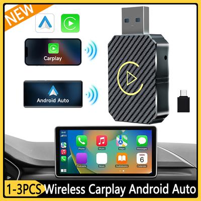 Q1M Умная Мини-Коробка Беспроводной Адаптер CarPlay Android Auto Plug&Play Беспроводной Донгл для Оригинальных Автомобилей с Проводным CarPlay/Android Auto