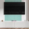 Self-adhesive Vinyl Panel with Print for Bathroom 120x60 cm Geometric Pattern with Shapes