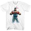 Street Fighter Ryu Slim Fit White Unisex T-shirt