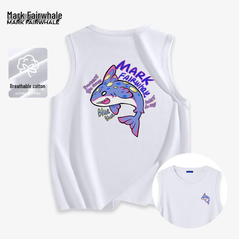 Mark Fairwhale Мужской плотный хлопковый жилет без рукавов