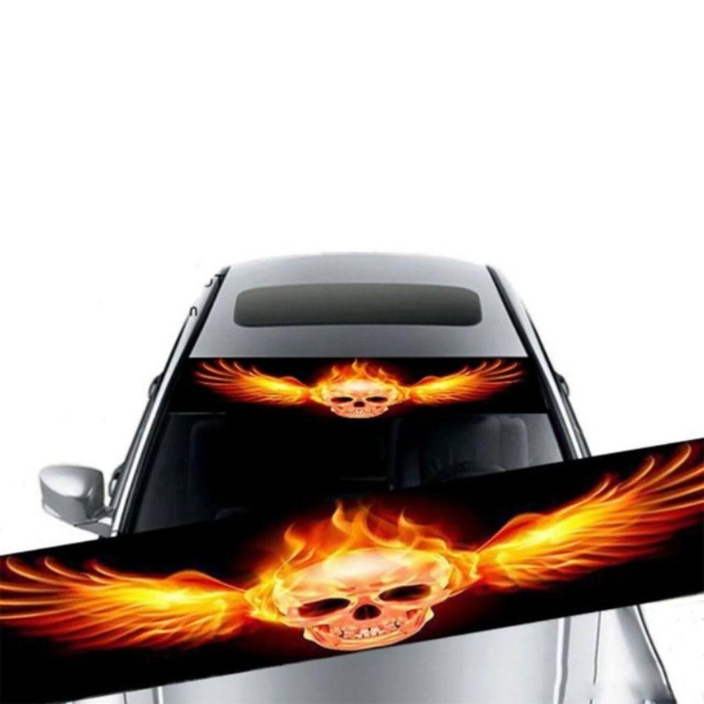 Wolf Eyes Pattern Car Front Windshield Stickers Auto Decorative Stickers Automobile Decoration