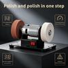 100W High Efficiency Double Disc Electric Grinder 3 in 1 Grinding Polishing Drilling Tool for Small Parts Processing