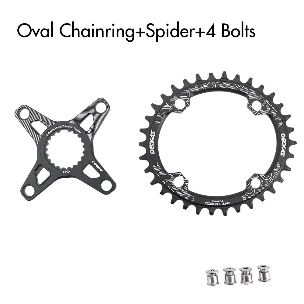 Deckas Direct Mount Chainring Round Oval 12 Speed for Shimano m9100 m8100 m7100 m6100 xtr 28T 32 34 36 38T Chainwheel 12s tool