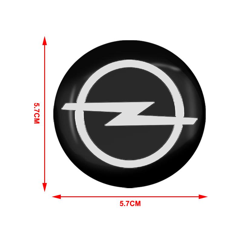 EOHP5 4Pcs 56mm Car Wheel Center Hub Caps Stickers Emblem Decal waterproof For Opel Insignia Astra Antara Meriva Zafira H G Corsa