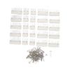 Multi-Piece Set Knit Blocking Combs Stainless Steel Blocking Pin Set  For Knitting Projects