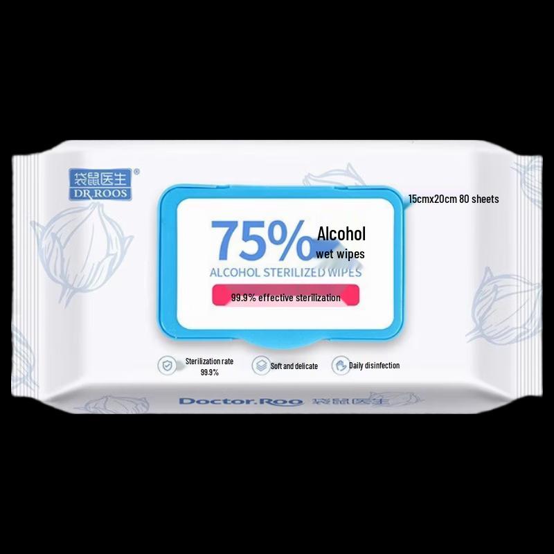 DR.ROOS 75% Alcohol Sanitizing Wipes