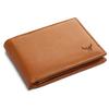 Leather Wallet for Men I Handcrafted I Credit/Debit Card Slots I 2 Currency Compartments I 2 Secret Compartments (Tan)