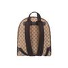 Gucci Vintage Logo Fabric And Leather Backpack Unisex Backpacks Ebony Brown 449906-KY9NN-9873