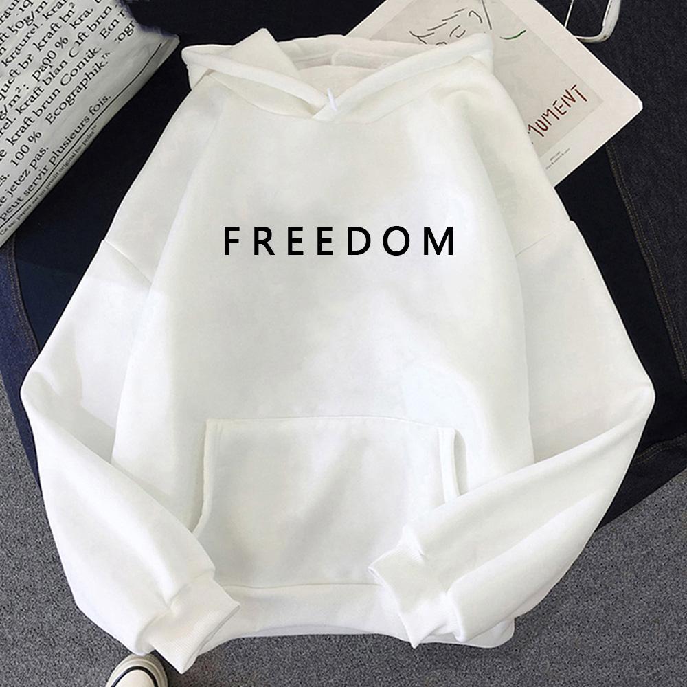 Charlie Kirk FREEDOM Hoodie Print Sweatshirts Men/women Long Sleeve Pullovers Aesthetic Winter Clothing Oversized Pullovers