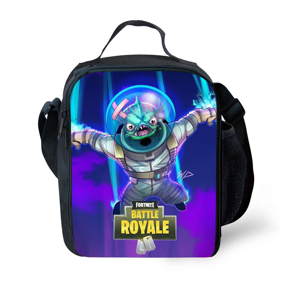 Fortnite Battle Royale Пакеты для закусок Упакуйте обед стильно в этот вместительный и прочный ланч-бокс