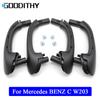 2 шт./4 шт. салон автомобиля черный, бежевый, серый набор ручек для передней двери, замена для Mercedes Benz W203 C Class Sedan