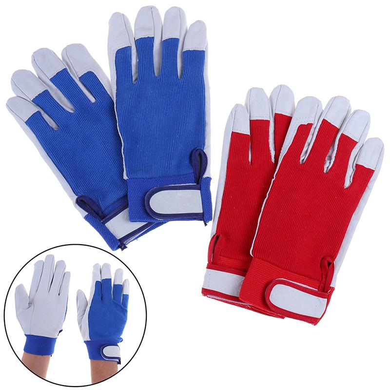 1 Pair Finger Welding Work Gloves Heat Shield Cover Safety Guard Protection