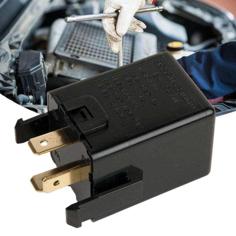 Compact Electromechanical Turn Signal Flasher Relays For Automotive Lighting Systems ABS Construction Design 95550-39000