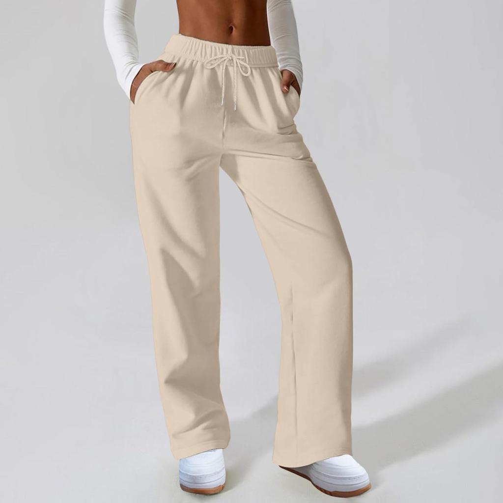 Women's High Waisted Wide Leg Sweatpants Casual Yoga Jogger Pants